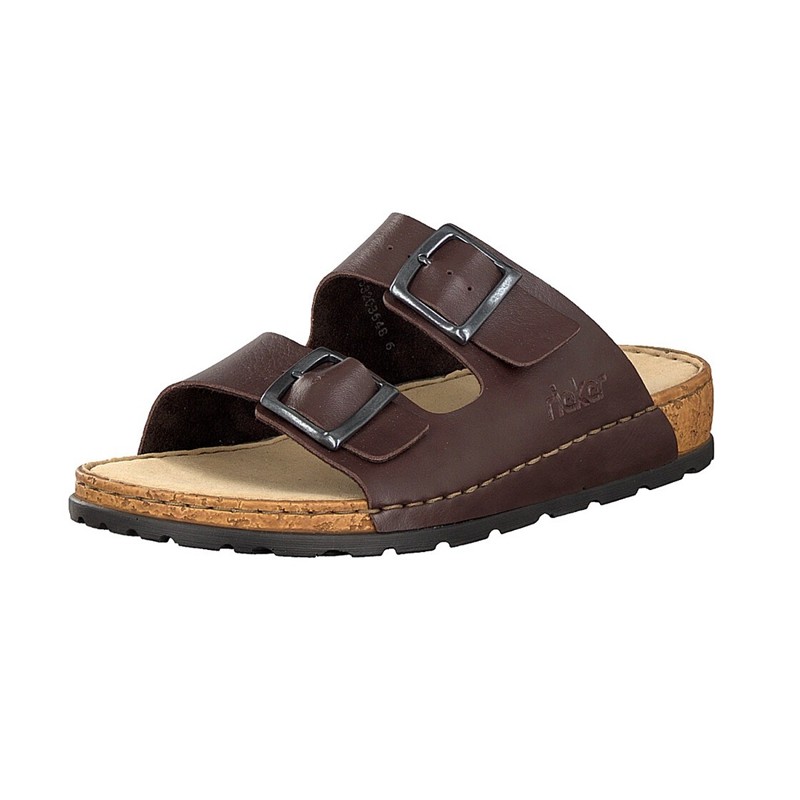 Pantufas Rieker 25690-26 Para Homem - Marrom